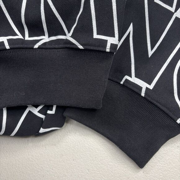 Champion Reverse Weave AOP Mens XL Black White Script Logo Joggers Sweatpants - Picture 8 of 12